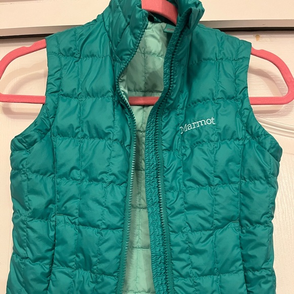 Teal Marmot Child’s Vest SIZE-XS - Picture 1 of 5
